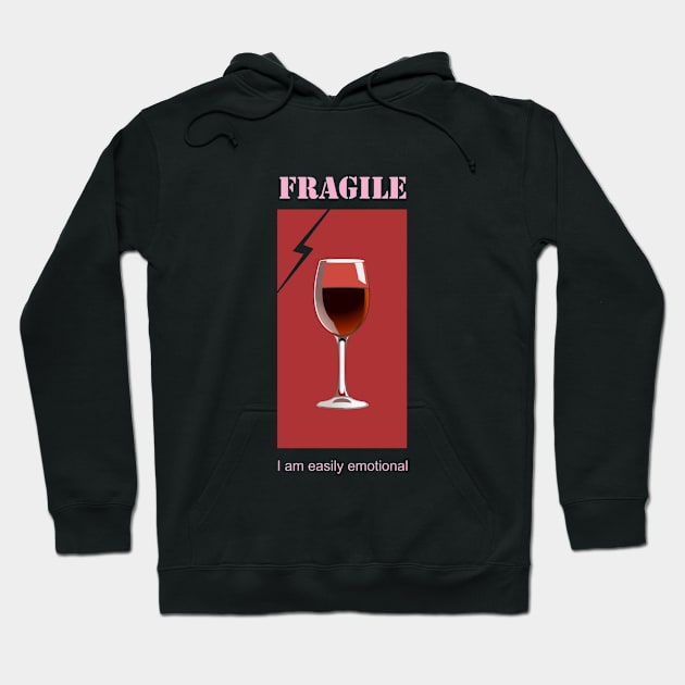 Fragile Hoodie by 21esanrafina